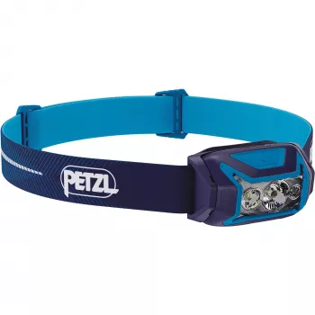 Čelová lampa Petzl Actik Core modrá LED 100 lm USB nabíjateľná