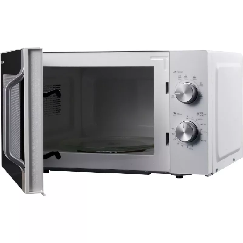 Mikrovlnná rúra Sharp R204WA strieborná, biela Solo mikrovlnná rúra na pracovnú dosku 20 l 800 W