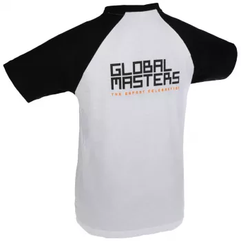 Global Masters tričko GM Logo - biela (M)