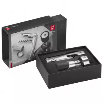 ZWILLING Sommelier súprava vínneho náčinia — obdĺžnikové puzdro 100×190×42 mm, 2 ks