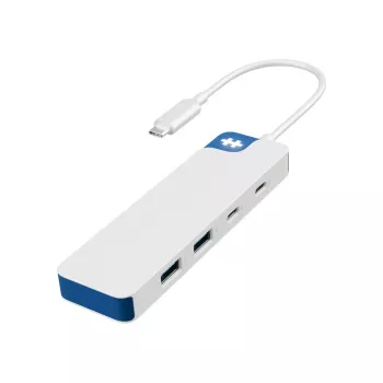 USB-C hub HYPER HyperDrive Flex HD5200BUGL — 4 porty, modrý