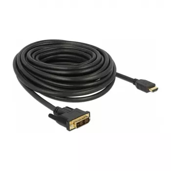 Video kábel adaptér DeLOCK 85587 10 m HDMI Type-A DVI-D čierny