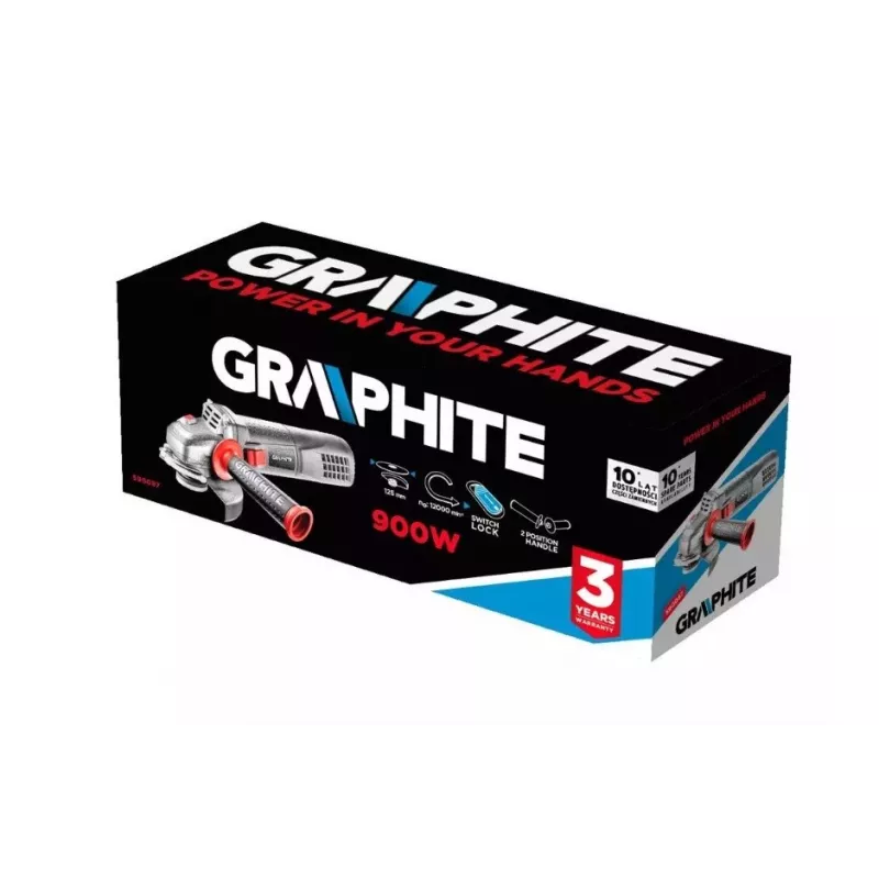 Uhlová brúska GRAPHITE 59G087 900W 125mm kotúč