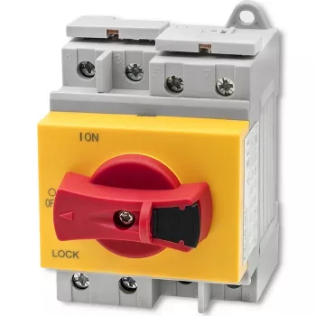 Qoltec 52611 DC odpojovač s uzamykacou funkciou | Hlavný vypínač | 1200 V | 32 A | 8 kV | 4P