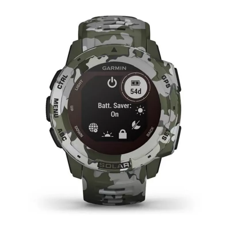 GPS hodinky Garmin Instinct Solar Camo Edition maskáčové