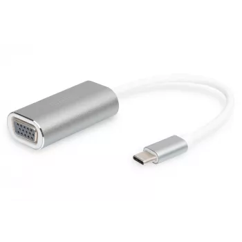 DIGITUS DA-70837 VGA adaptér 1080p FHD na USB 3.0 Type-C, hliník