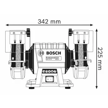 STOLOVÁ BRÚSKA FI 150/20 MM 350W GBG 35-15 BOSCH