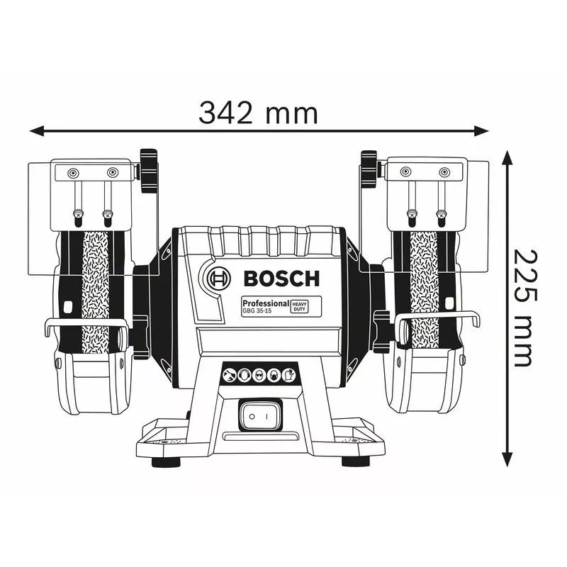 STOLOVÁ BRÚSKA FI 150/20 MM 350W GBG 35-15 BOSCH