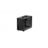 DeepCool CH160 PLUS R-CH160-BKNGM0-G kompaktná počítačová skriňa (SFF), Mini-ITX/Micro-ATX, tvrdené sklo, čierna