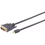 DisplayPort na DVI-D kábel ShiverPeaks 10-55025 — 1 m, DP na DVI-D (Single-Link)