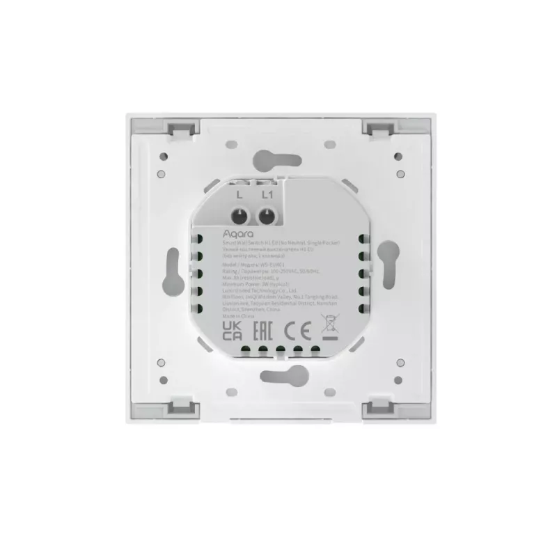 WS-EUK01, tlačidlá, bezdrôtové, biela, polykarbonát PC , modrá, ZigBee, pohotovostný režim, stav