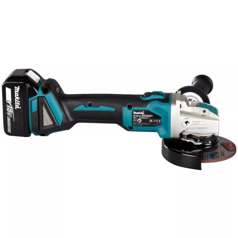 X-LOCK akumulátorová uhlová brúska DGA521ZX1, 18Volt (modrá/čierna, bez batérie a nabíjačky)