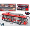Hračkársky autobus so svetlami, zvukom a otváracími dverami Madej model 012865