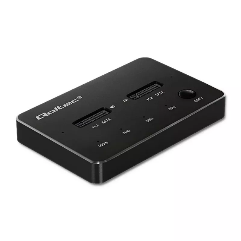 Qoltec 50310 dokovacia stanica 2x SSD M.2 SATA NGFF USB Type-C