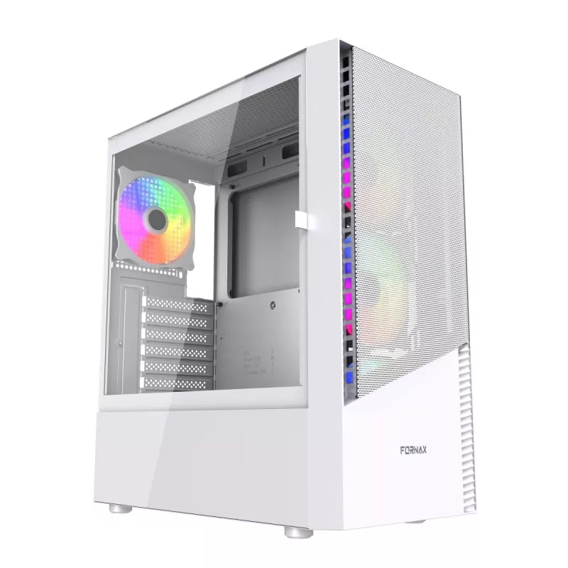 PC skriňa Midi-Tower Fornax 4300 ATX biela