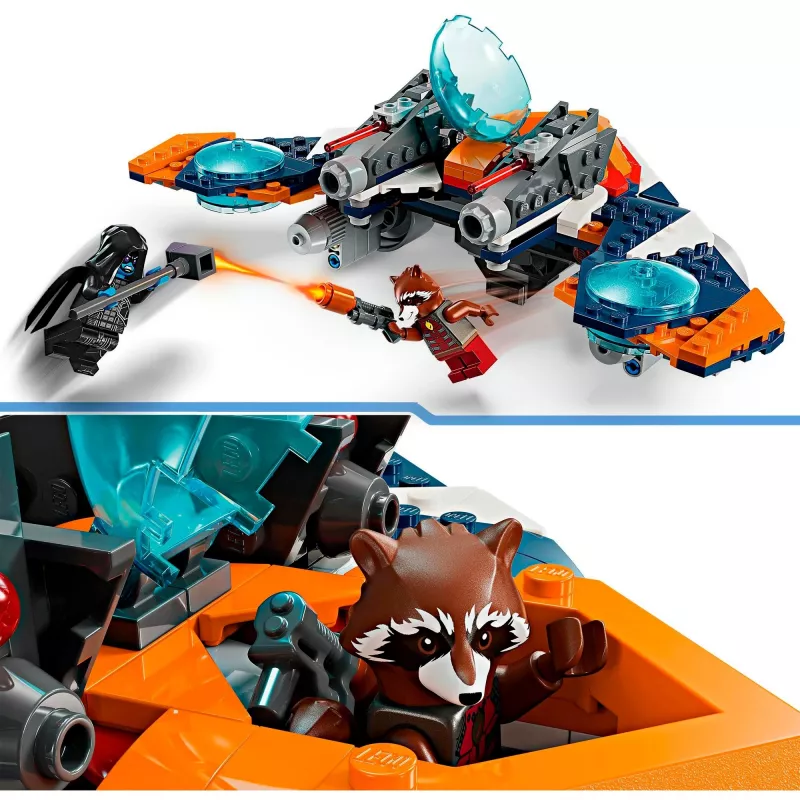 Stavebnica LEGO Marvel Super Heroes Rocket vesmírna loď 76278 – Rocket a Ronan set