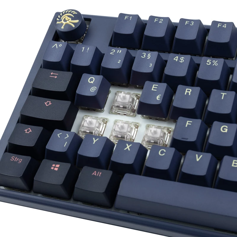 Ducky One 3 Cosmic Blue TKL herná klávesnica, RGB-LED - MX-Ergo-Clear