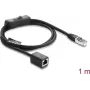 Sieťový kábel DELOCK RJ45 ST < BU s inline prepínačom Cat.6 F/UTP 1 m