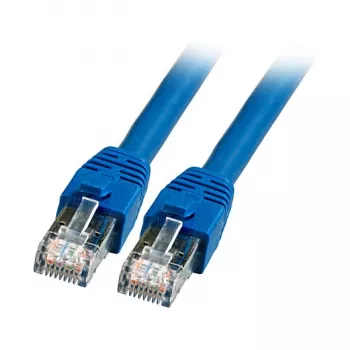EFB-Elektronik RJ45 patch kábel Cat.8.1 S/FTP LSZH BC modrý 5m výrobca: EFB Elektronik (K5528BL.5)