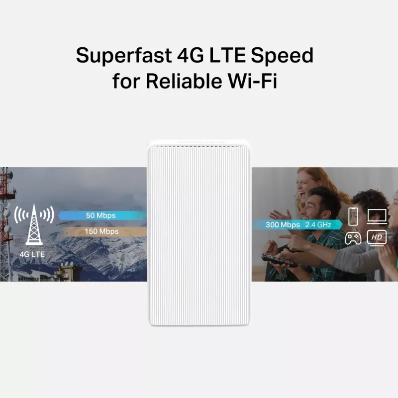 Bezdrôtový router Mercusys MB112-4G 300 Mbit/s 2.4 GHz biely