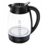 Lafe Essential XL CEG016 sklenená elektrická kanvica, 2 l, 2200 W, čierna