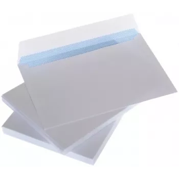 Obálky C5 biele s pásom a vnútornou potlačou 162x229 mm 25 kusov