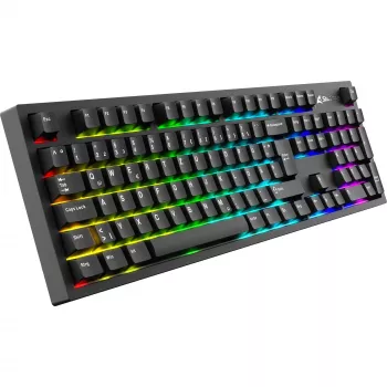 Mechanická klávesnica Sharkoon OfficePal KB70W — lineárne spínače, tenkeyless rozloženie