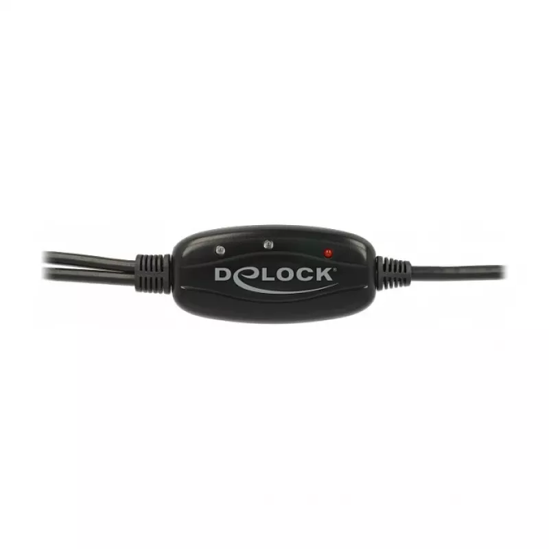 Sériový kábel DeLOCK 63466 USB Type-A DB-9 1,5 m čierny zelený žltý