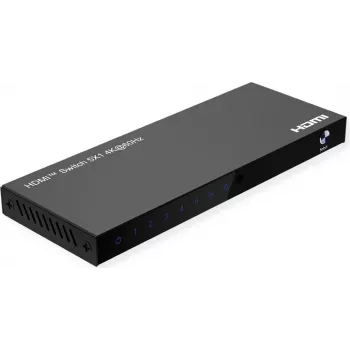 ROLINE HDMI switch 5-násobný 4K60Hz HDCP2.3+ IR diaľkový ovládač (14.01.3618)