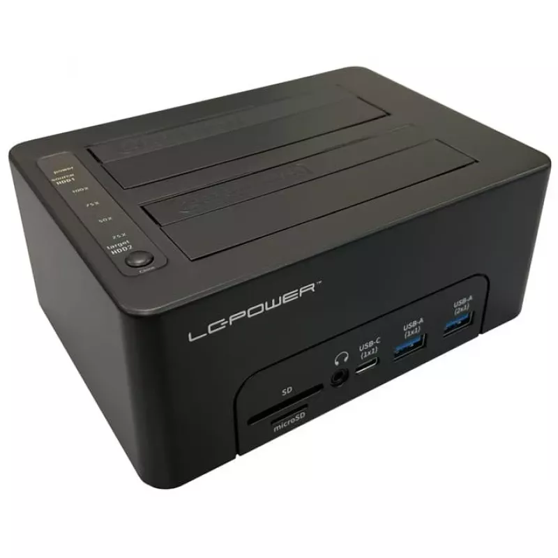 LC-Power dokovacia stanica USB 3.2 Gen 2x1