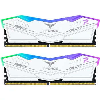 DIMM 32 GB DDR5-6000 (2x 16 GB) dual kit, pamäť biela, FF4D532G6000HC30DC01, Delta RGB, INTEL XMP