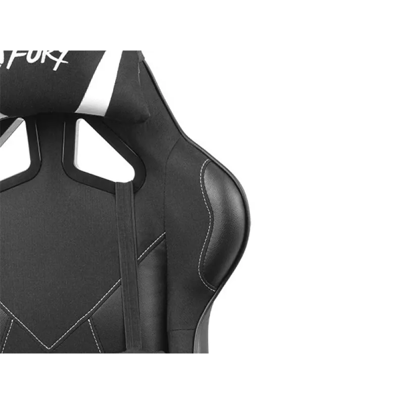 FURY Avenger L univerzálna herná stolička s polstrovaným sedadlom čierna