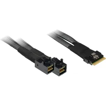 Inter-Tech SFF-8654 8i 2x SFF-8643 čierny
