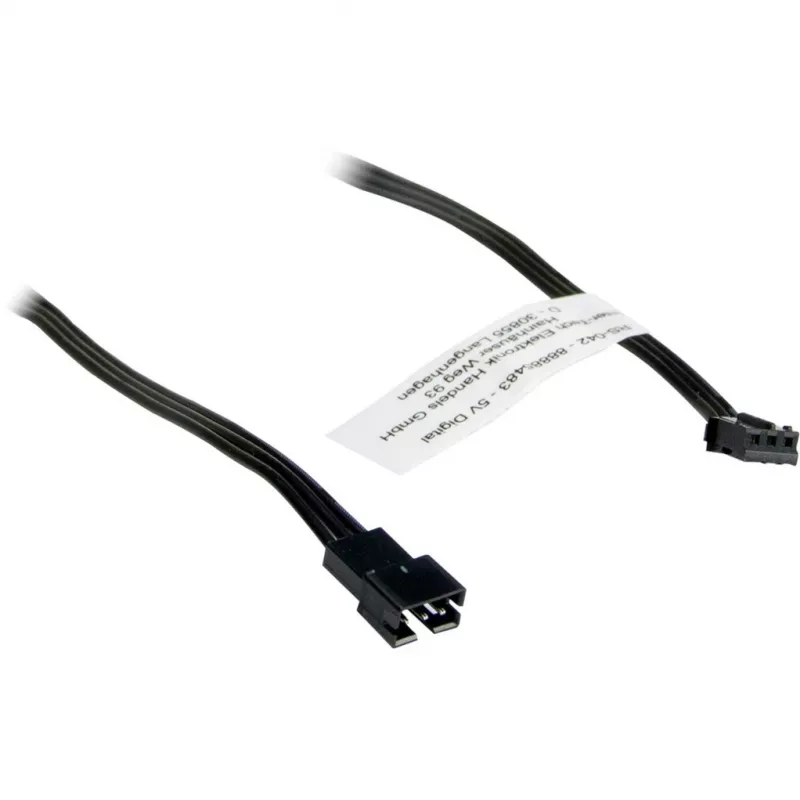 Sada osvetlenia počítačovej skrine INTER-TECH RS-042 RGB — RGB LED pás 1000 mm, šírka 10 mm, čierna