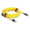 Sieťový kábel DeLOCK 81253 čierny žltý 5m Cat6