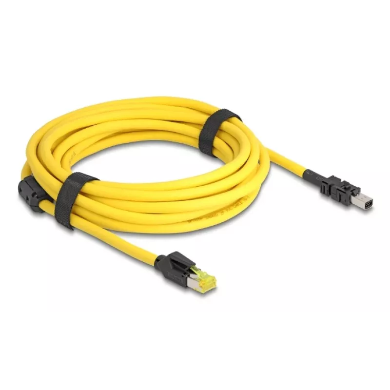 Sieťový kábel DeLOCK 81253 čierny žltý 5m Cat6