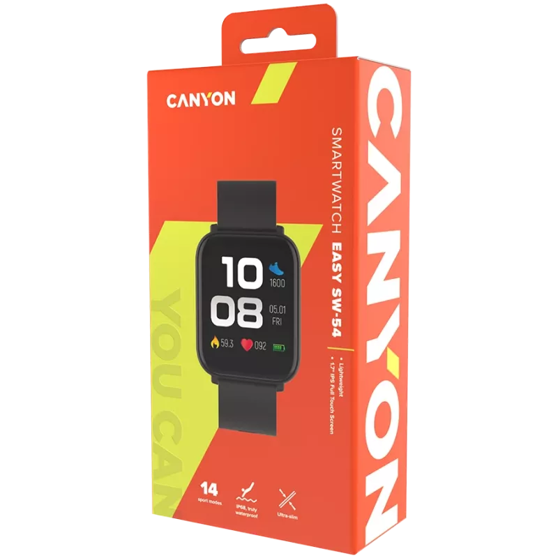 Smartwatch Canyon EASY SW-54 čierna
