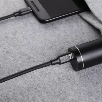 Kábel USB-C Aukey CB-CC1P 1 m, 60W PD, USB-C na USB-C