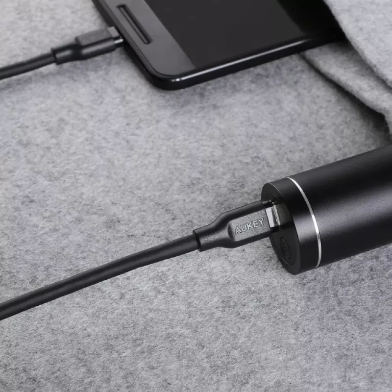 Kábel USB-C Aukey CB-CC1P 1 m, 60W PD, USB-C na USB-C