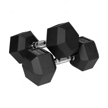 Jednoručka Rebel Active Hex pogumovaná 15 kg – samostatná Hex jednoručka, kompaktná rukoväť