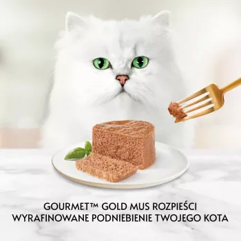 Mokré krmivo pre mačky Purina Nestlé GOURMET Gold morčacie 85 g konzerva pre dospelé mačky, formula proti nadváhe