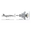 Cobi stavebnice Boeing F-15EX Eagle II modelová sada COIB-5900, zberateľská stavebnica v mierke