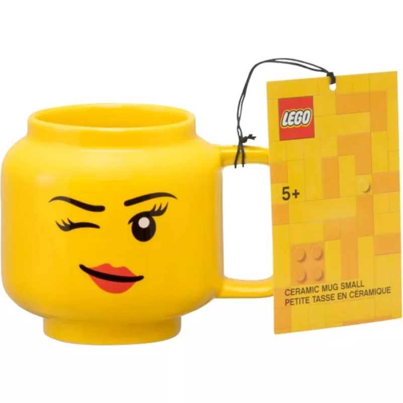 Keramický hrnček room copenhagen Winking Girl Small žltý 40460803, 250–350 ml