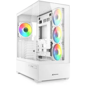 PC skriňa Sharkoon AK6 RGB, ATX, biela