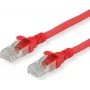 Roline - patch kábel - RJ-45 (M) na RJ-45 (M) - 3 m - SFTP, PiMF - CAT 6 - bezhalogénový, liaty, lankový - červený