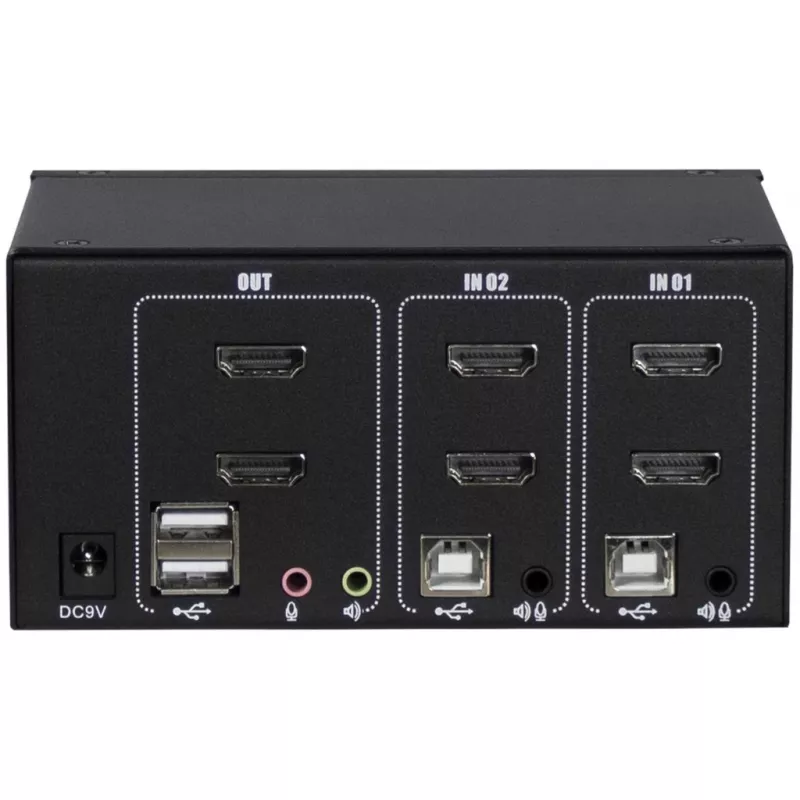 KVM prepínač Inter-Tech AS-22HA HDMI