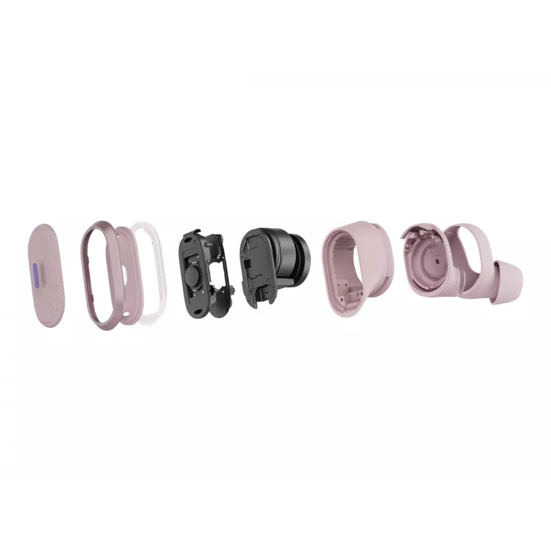 Logitech Zone True Wireless, in-ear slúchadlá, ANC, ružová, pink, in-ear, Bluetooth, 985-001090