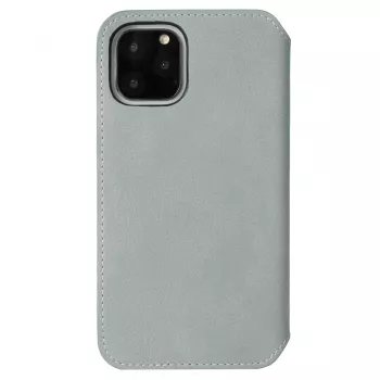 Puzdro Krusell Sunne na mobil pre Apple iPhone 11 Pro — Vintage sivé, puzdro s klopou a priečinkom na karty