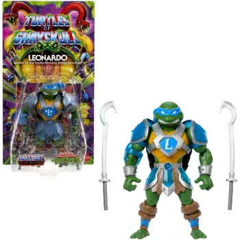 Akčná figúrka MATTEL MotU Origins Core Leonardo JBN03 – zberateľská figúrka vo formáte 6 palcov, pohyblivá