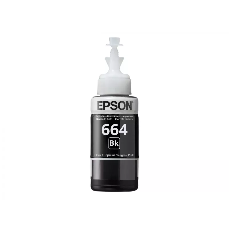 Atramentová fľaša Epson T6641 70ml čierna